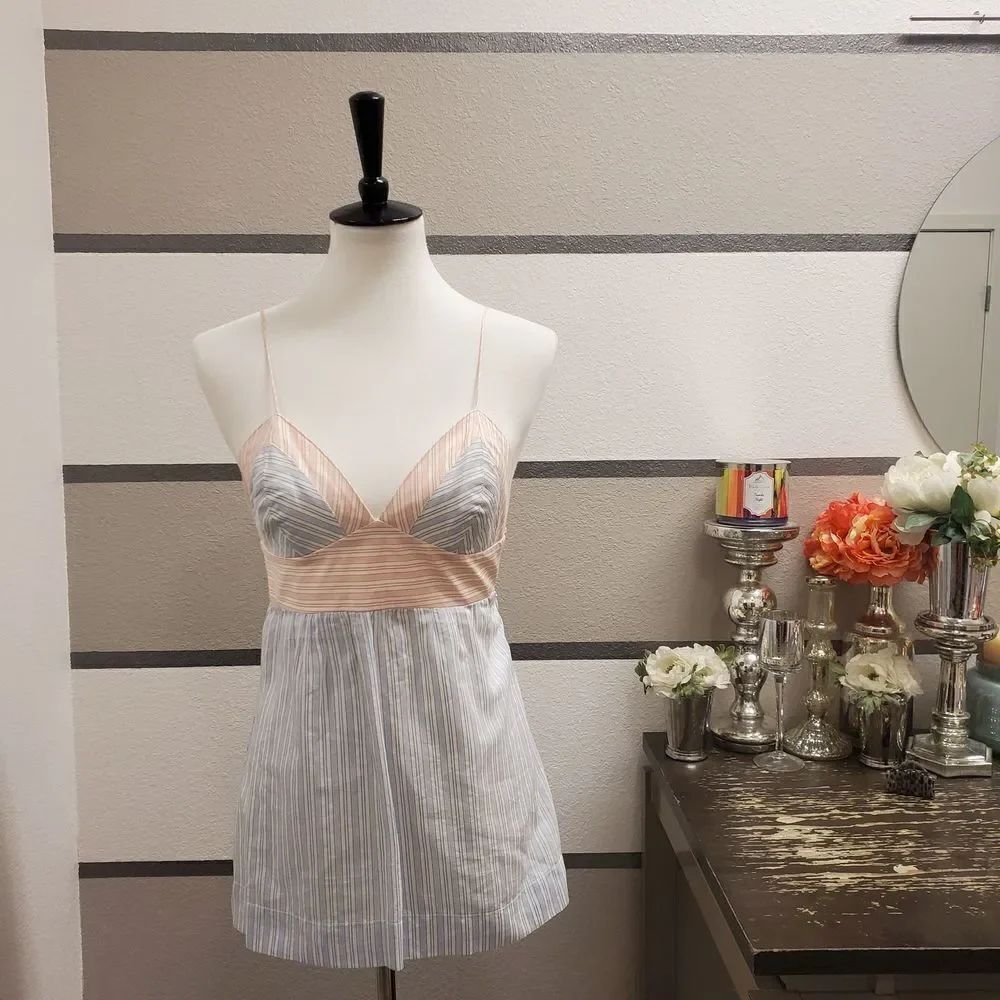 Thorn by Nancy Rose Striped Top Sz 2